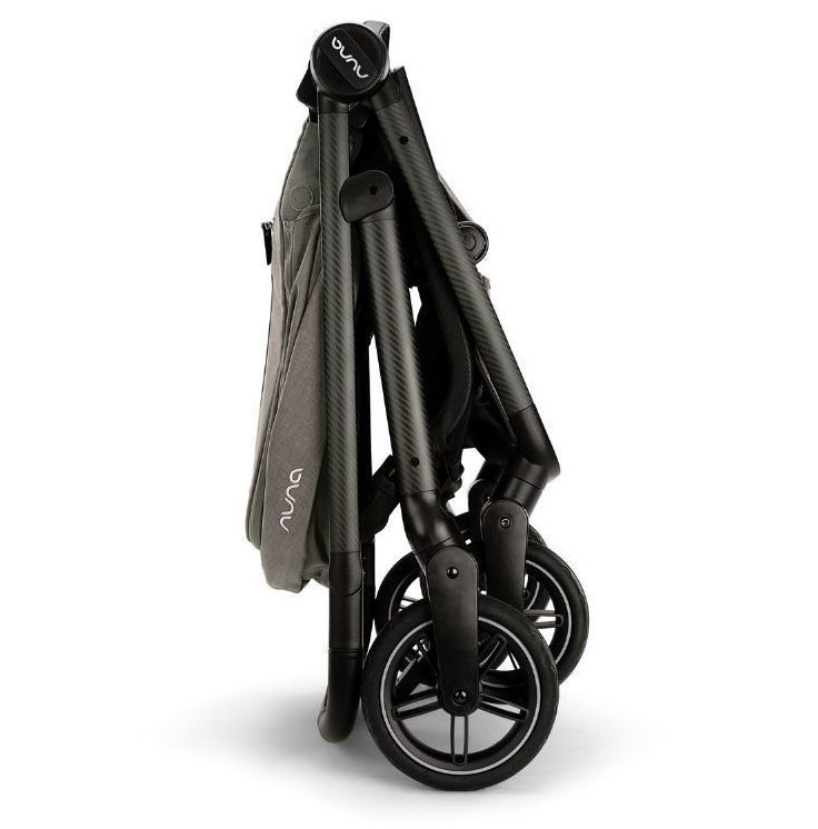 Nuna swiv passeggino thunder, ecopelle black