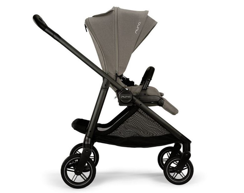 Nuna swiv passeggino thunder, ecopelle black