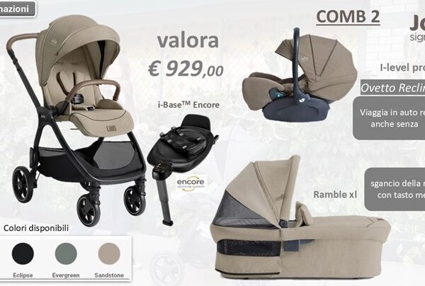 Joie signature valora trio set 2 sandstone