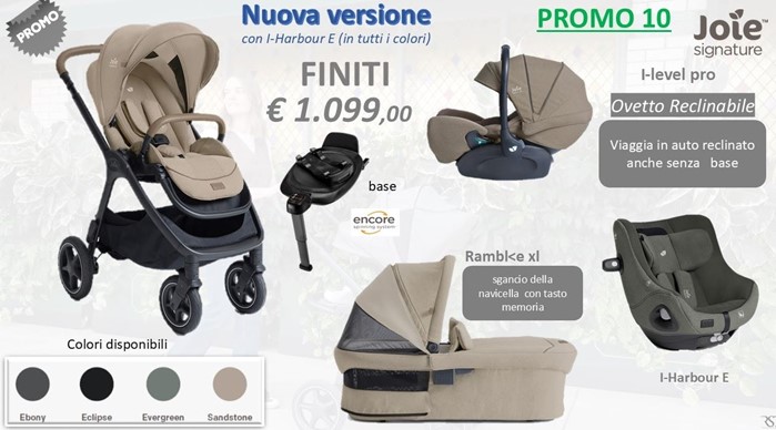 Joie signature finiti trio bundle 10 eclipse