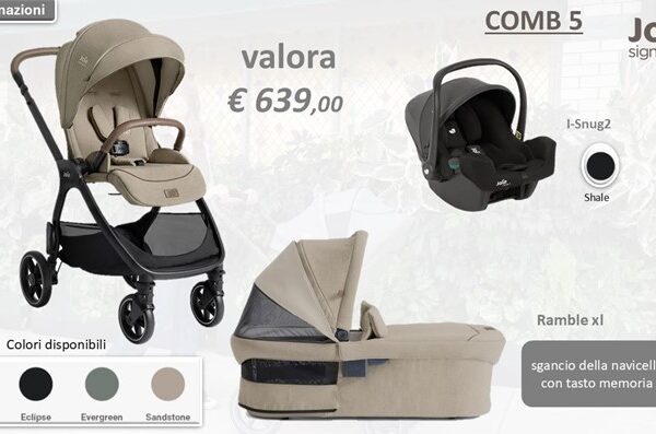 Joie signature valora trio set 5 sandstone