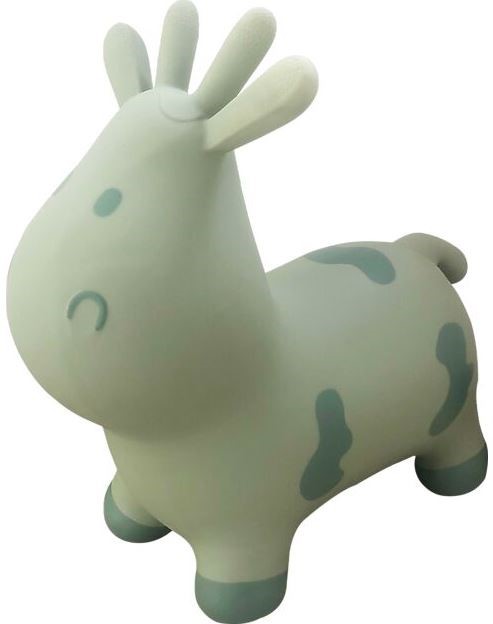 Tryco skippy gioco cavalcabile mucca verde