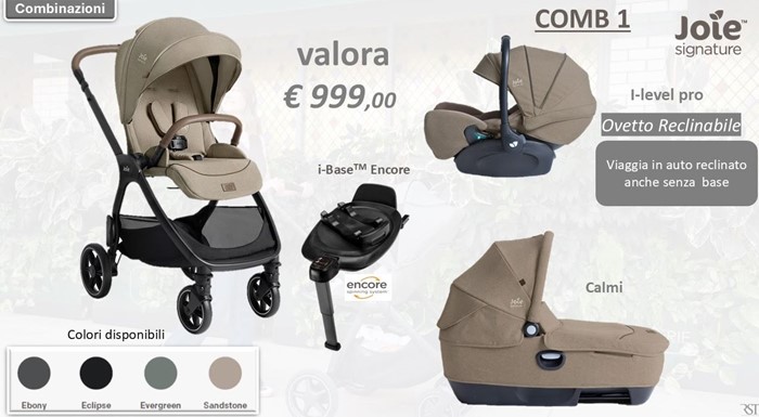 Joie signature valora trio set 1 sandstone