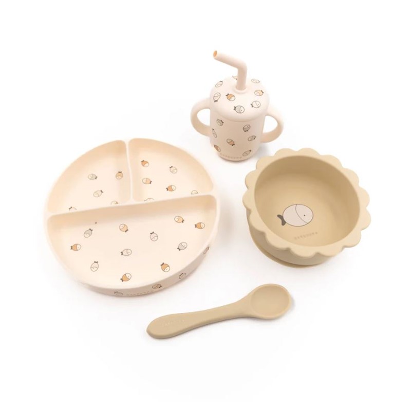 Bamboom set pappa bicchiere ciotola piatto