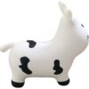 Tryco skippy gioco cavalcabile mucca bianco