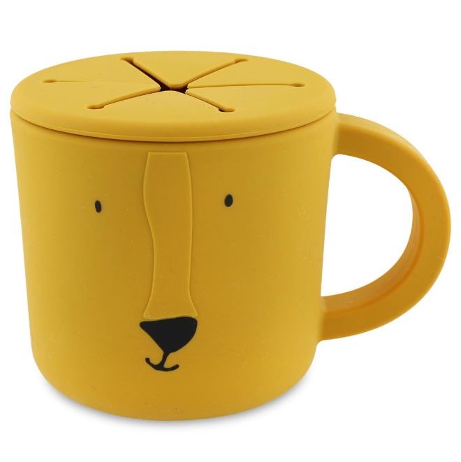 Trixie tazza porta snack in silicone mr.lion