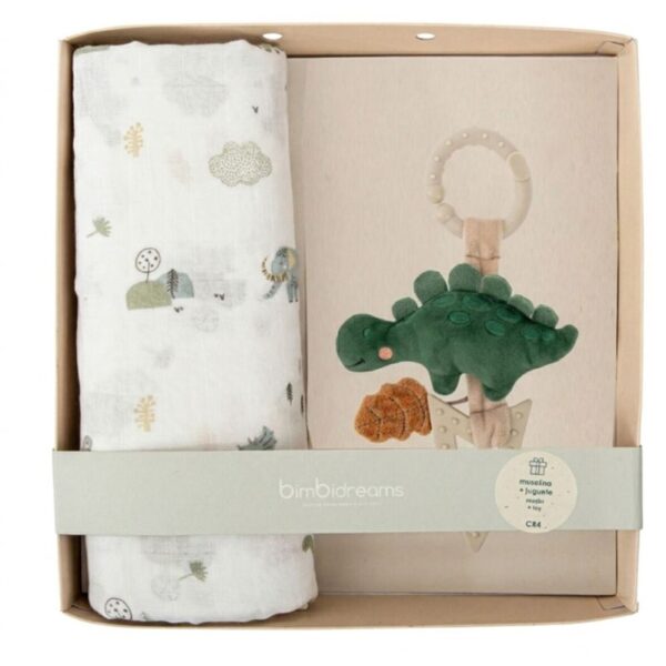 88E45BA645005E424752919FCC24FFFF_ Bimbidreams set regalo mussola + tettarella trex verde
