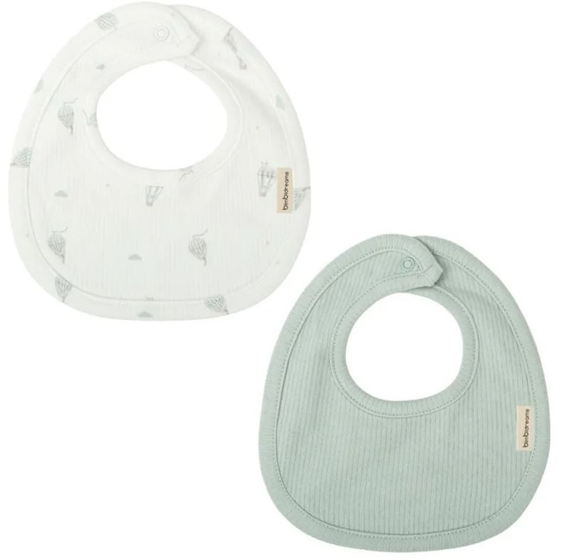 Bimbidreams set bavaglini 2pz blue sky
