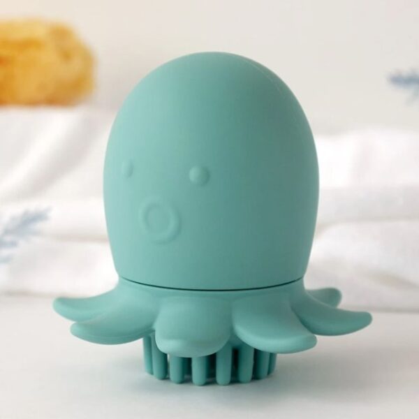 Kiokids spazzolino doccia silicone verde