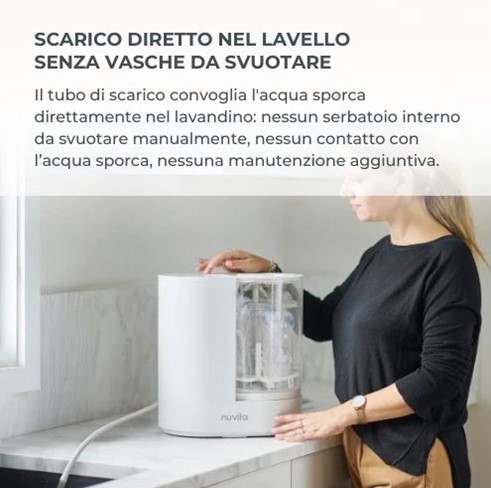 Nuvita linda sterilizzatore lava biberon